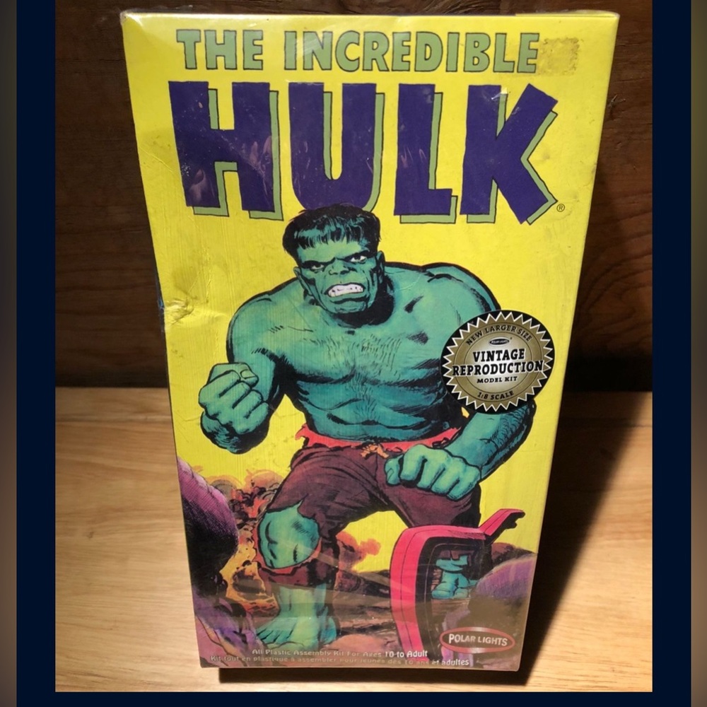 The Incredible Hulk Vintage Model  2003 Polar Lights - NEW IN SEALED BOX